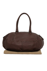 Bottega Veneta Cervo With Intrecciato Bowling Bag 