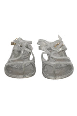 Gucci EU 37 Horsebit Grey Ankle Length Boots 