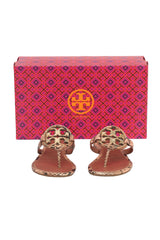 Tory Burch EU 37 Snakeskin Flats 