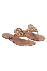 Tory Burch EU 37 Snakeskin Flats 