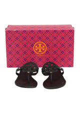 Tory Burch EU 37 Miller Open Toe Flats 