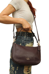 Coach Burgundy Bailey Hobo Bag 