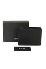 Hugo Boss Logo Embossed Black Wallet 