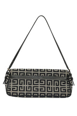 Givenchy Signature Canvas And Leather Flap Baguette Shoulder Bag 