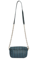 Tory Burch Blue Evening Chain Sling Bag 