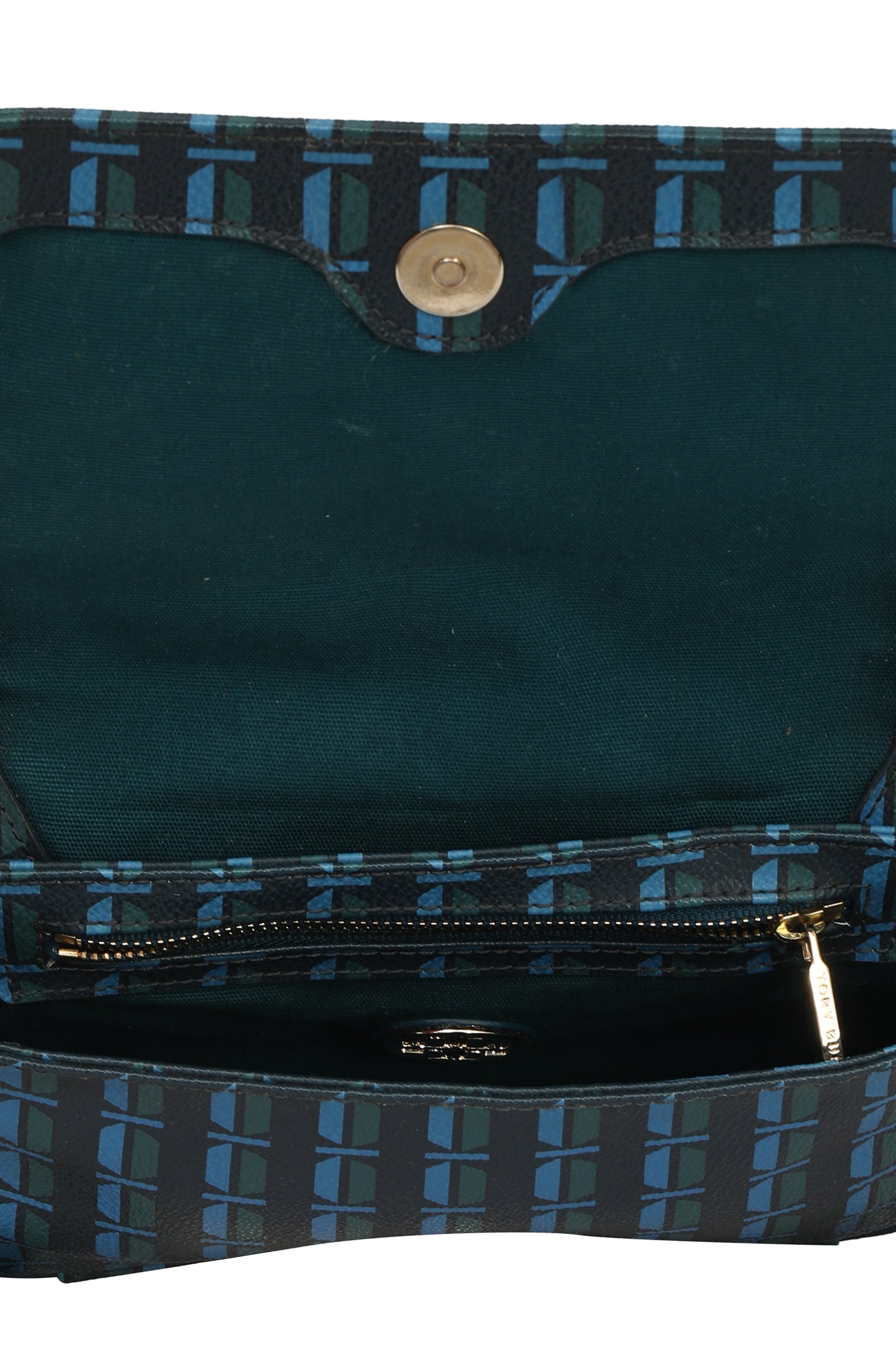 Tory Burch Blue Evening Chain Sling Bag 