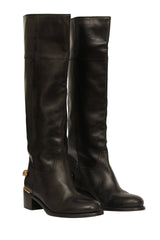 Roberto Cavalli EU 37 Knee High Snake Detail Boots 