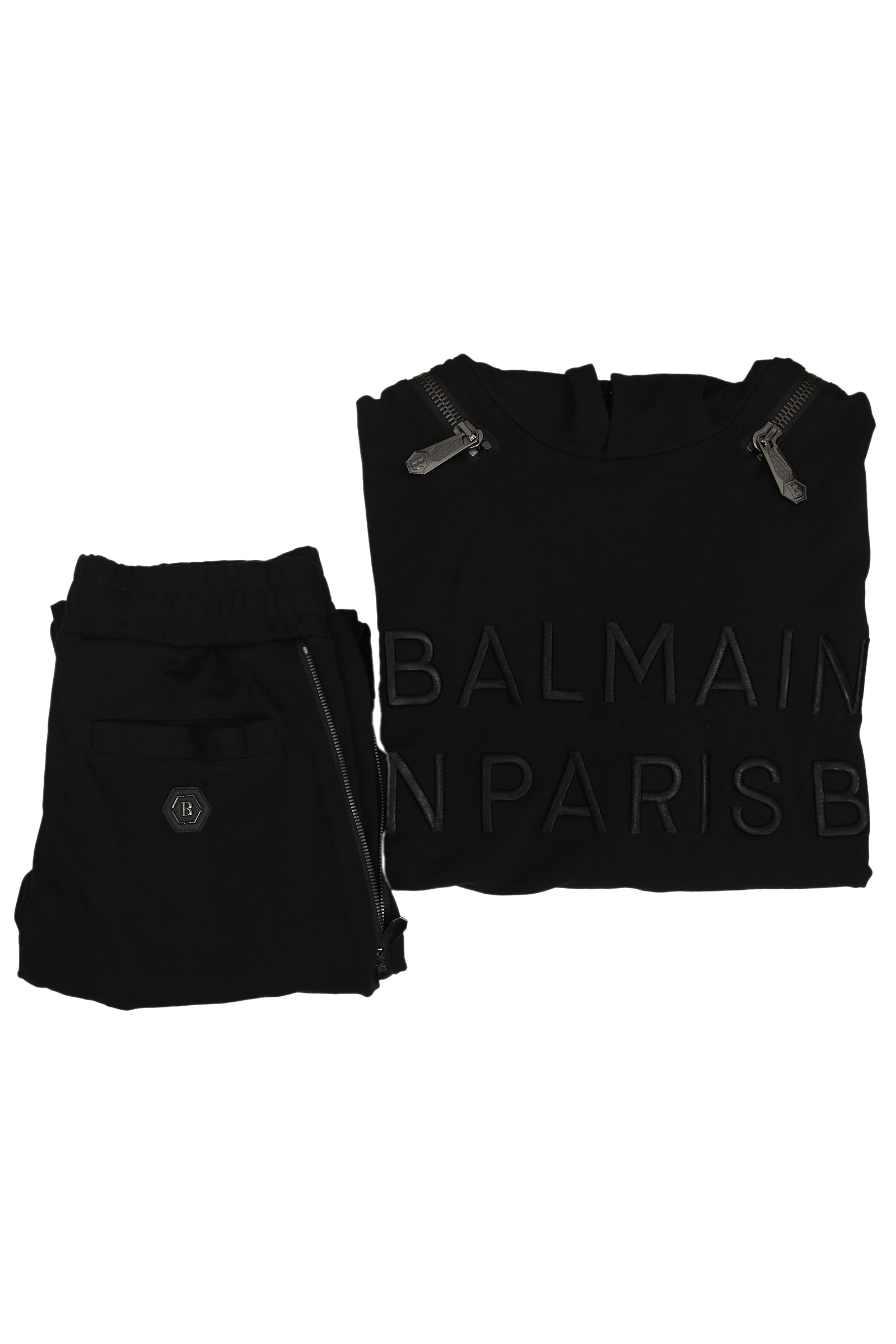 Balmain Size M-L Logo Tracksuit Set 