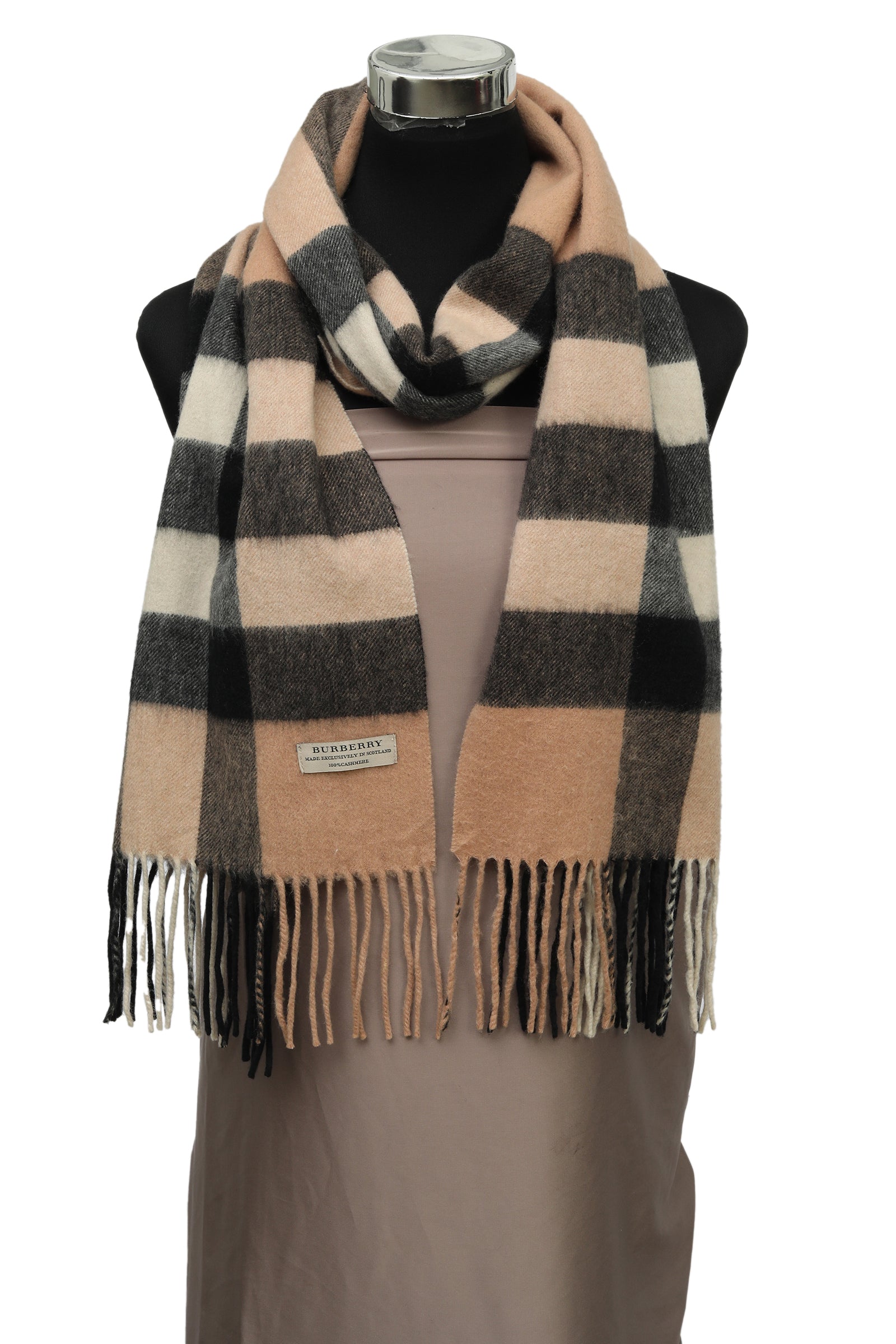 Burberry Nova Checks Cashmere Scarf 
