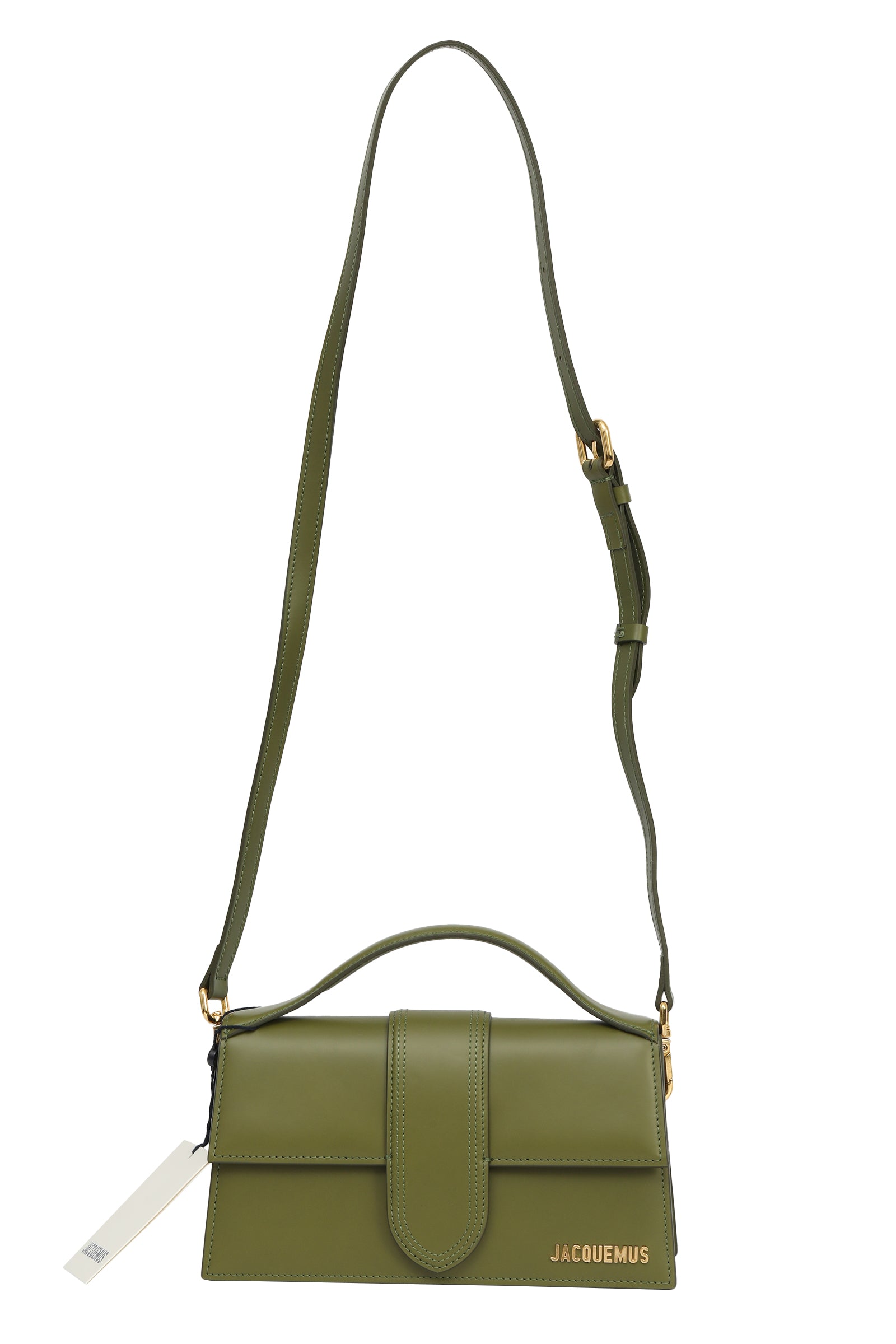 Jacquemus Green Le Raphia Le Bambino Grand Bag 