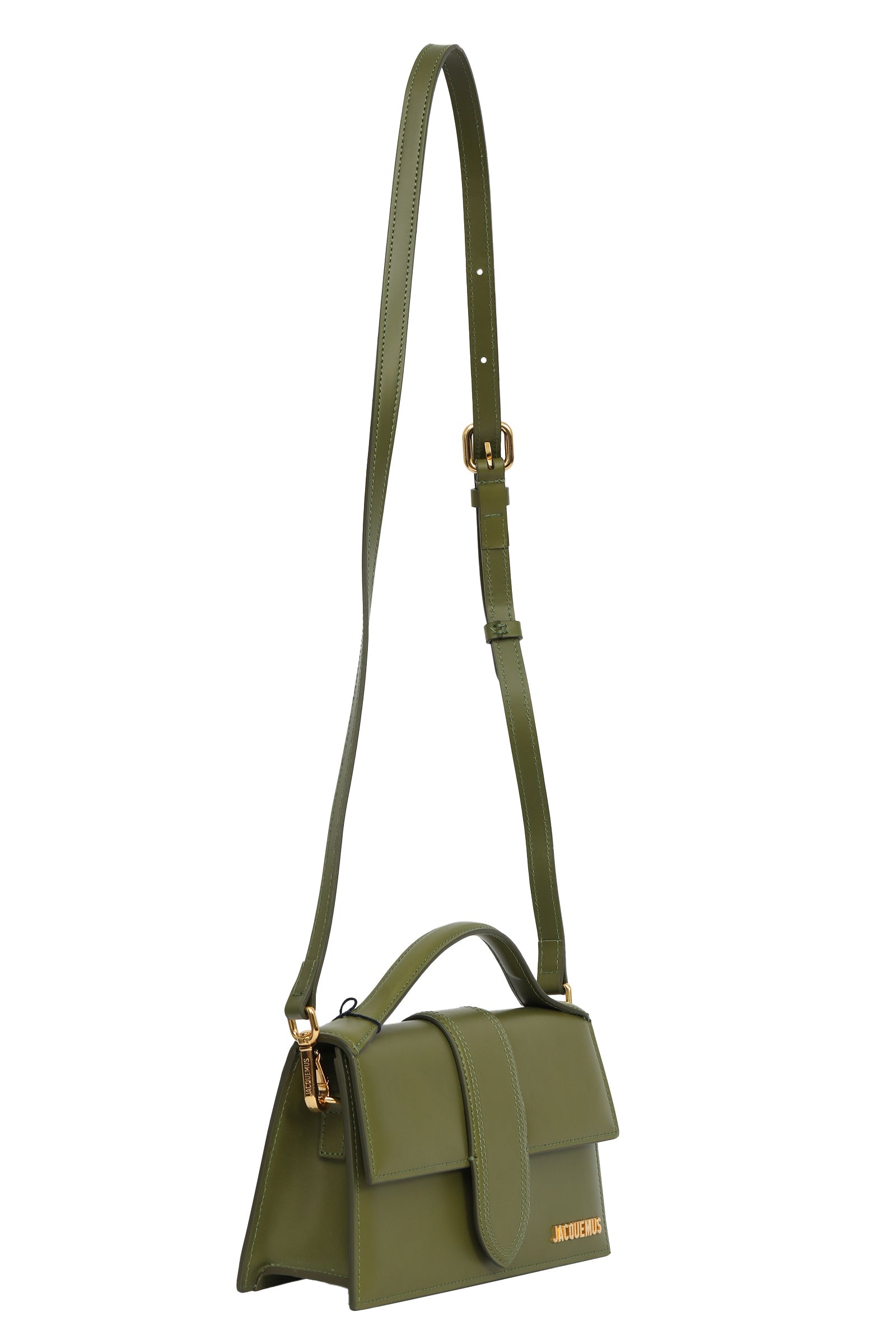 Jacquemus Green Le Raphia Le Bambino Grand Bag 
