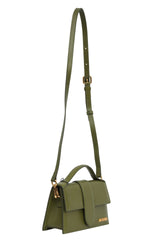 Jacquemus Green Le Raphia Le Bambino Grand Bag 