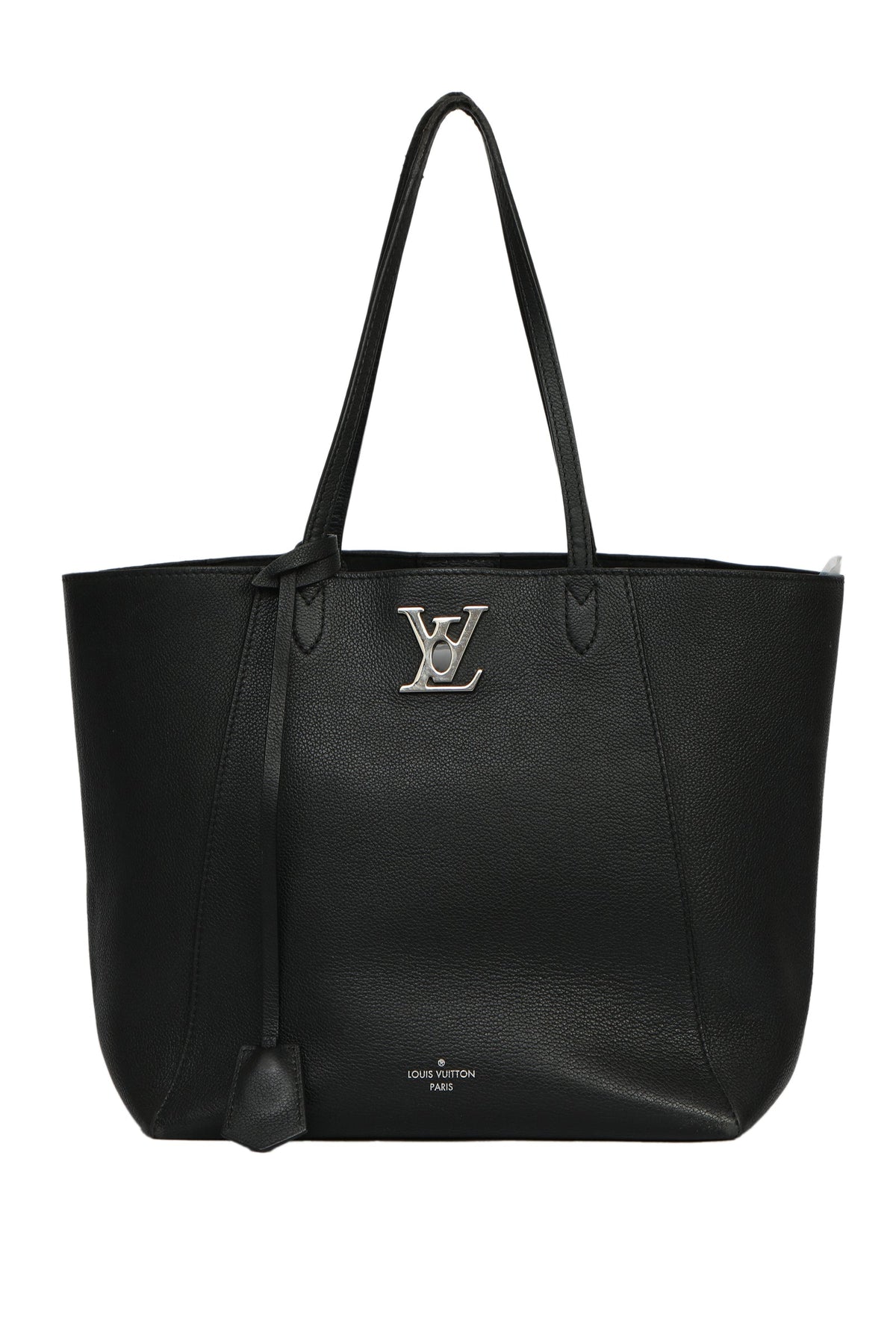 Louis Vuitton Calfskin Lockme Cabas Shoulder Bag 
