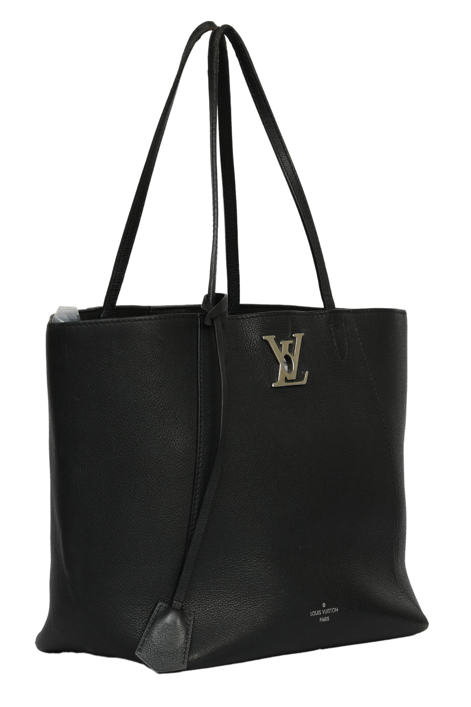 Louis Vuitton Calfskin Lockme Cabas Shoulder Bag 