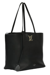 Louis Vuitton Calfskin Lockme Cabas Shoulder Bag 