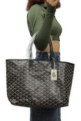 Goyard Black Saint Louis Pm Tote Bag 