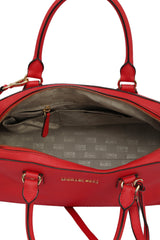 Michael Kors Red Top Handle Satchel Bag 