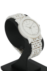 Burberry 35 Mm White Ceramic Watch 