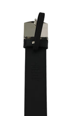 Gucci Gg 38 Inches/ 95 Cms Geometric Black Belt 