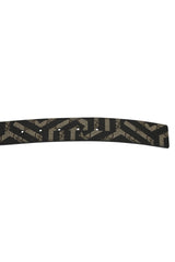 Gucci Gg 38 Inches/ 95 Cms Geometric Black Belt 