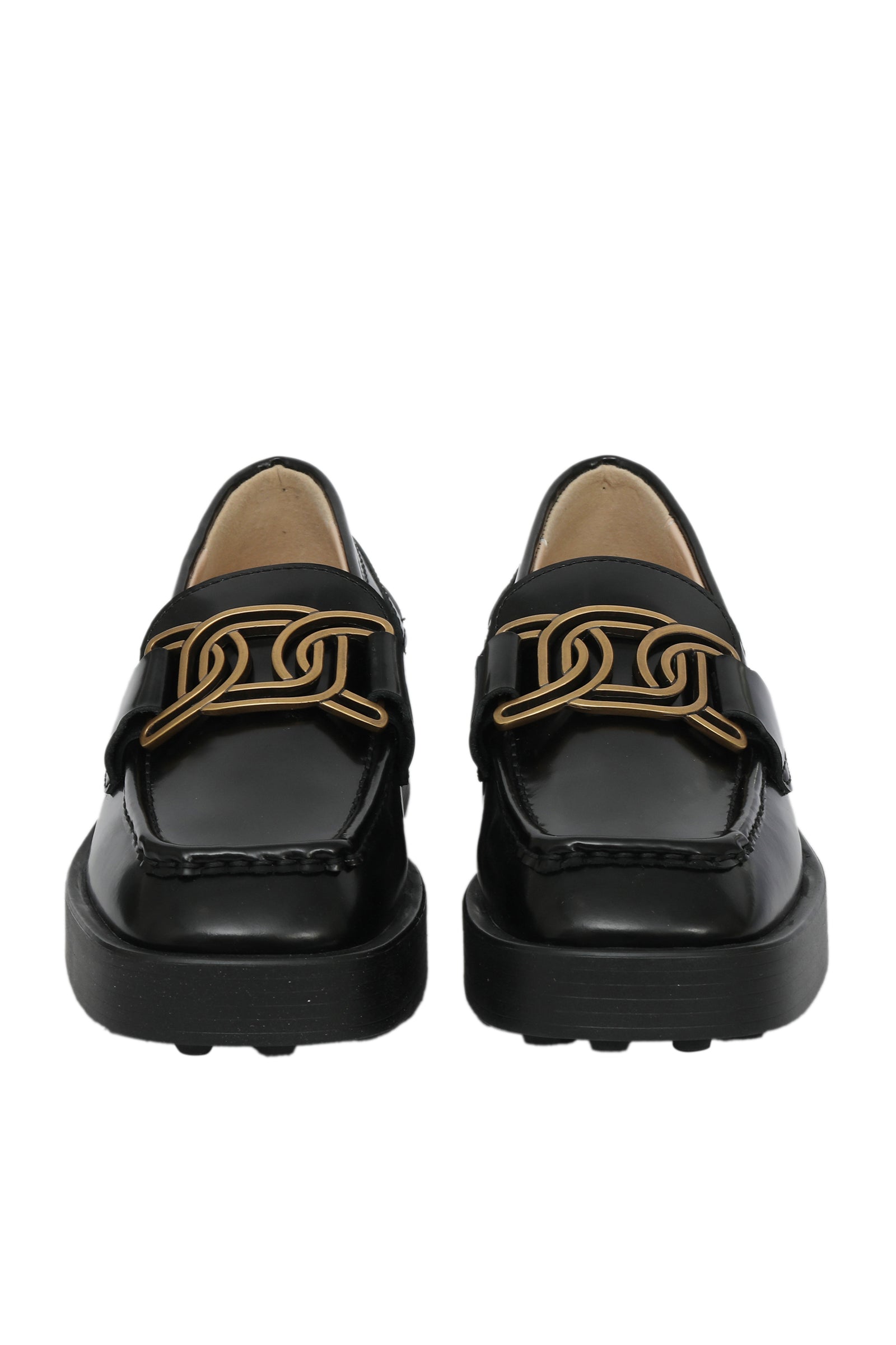 Tod'S EU 36 Logo Plaque Leather Loafers 