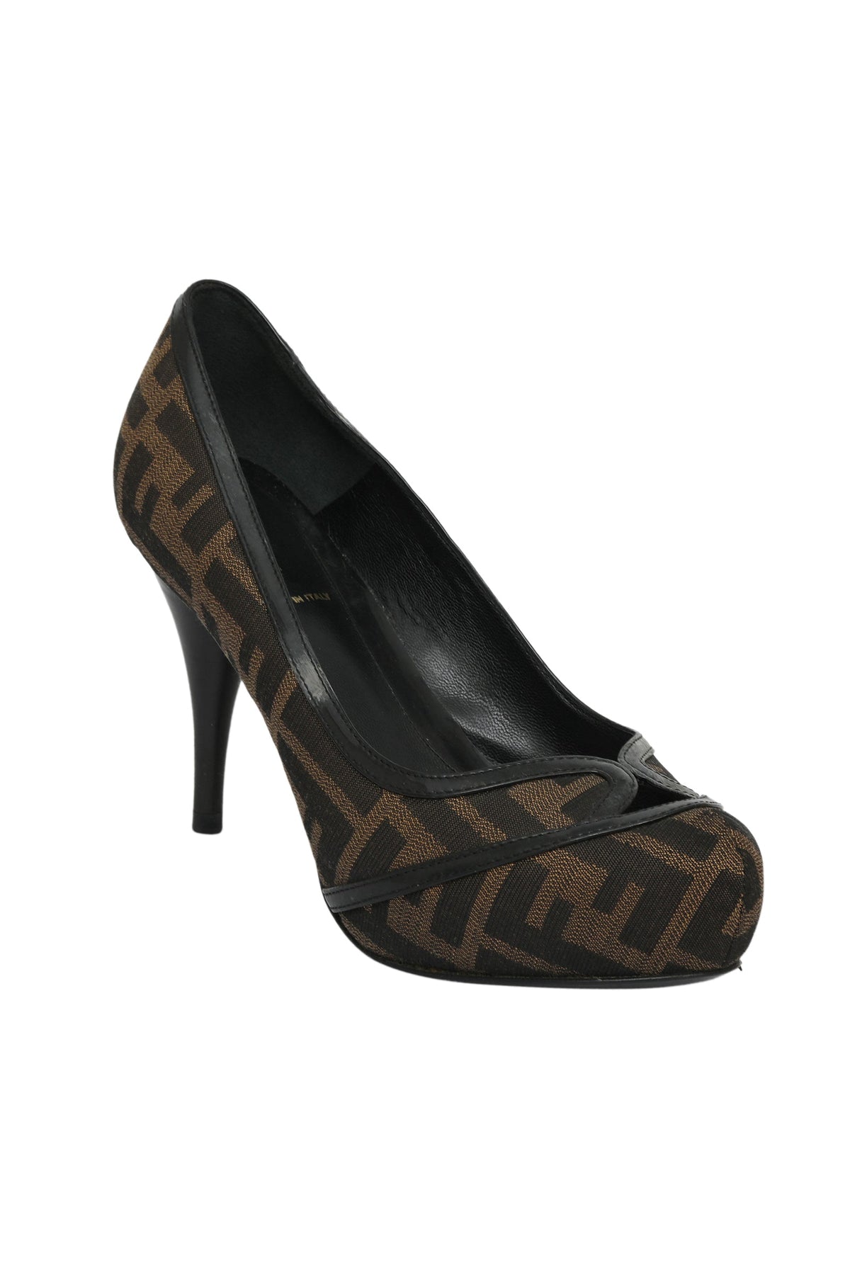 Fendi EU 36 Monogram Platform Pumps 