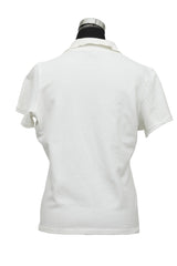 Burberry Size Xl White Polo T Shirt