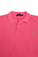 Polo Ralph Lauren Xl Fluroscent Pink Polo T Shirt