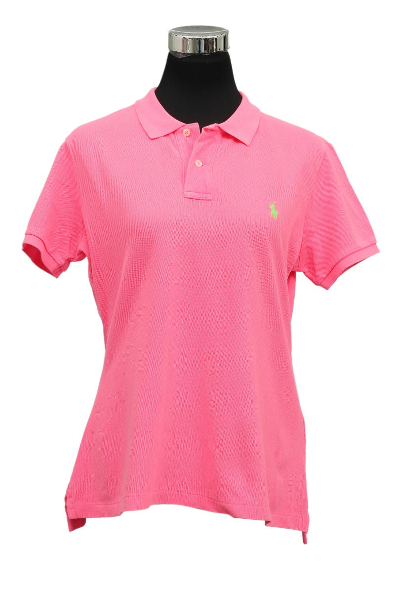 Polo Ralph Lauren Xl Fluroscent Pink Polo T Shirt