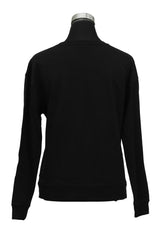 Karl Lagerfeld Size S Black Studded Logo Full Sleeved T Shirt