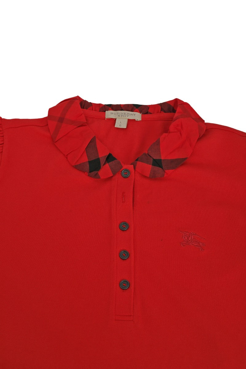 burberry-size-l-red-checkered-collar-polo-t-shirt