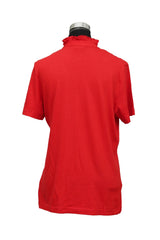 tory-burch-size-xl-ruched-red-t-shirt