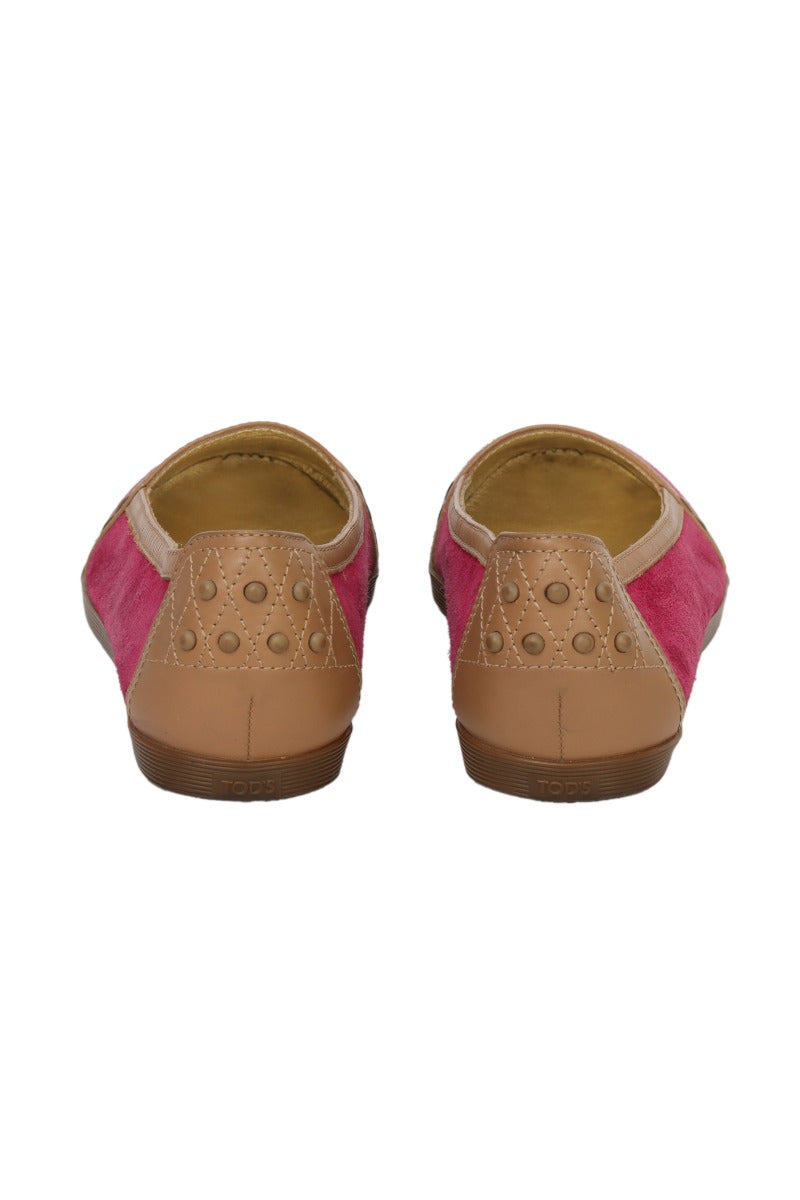 tod-s-eu-39-pink-suede-slip-ons
