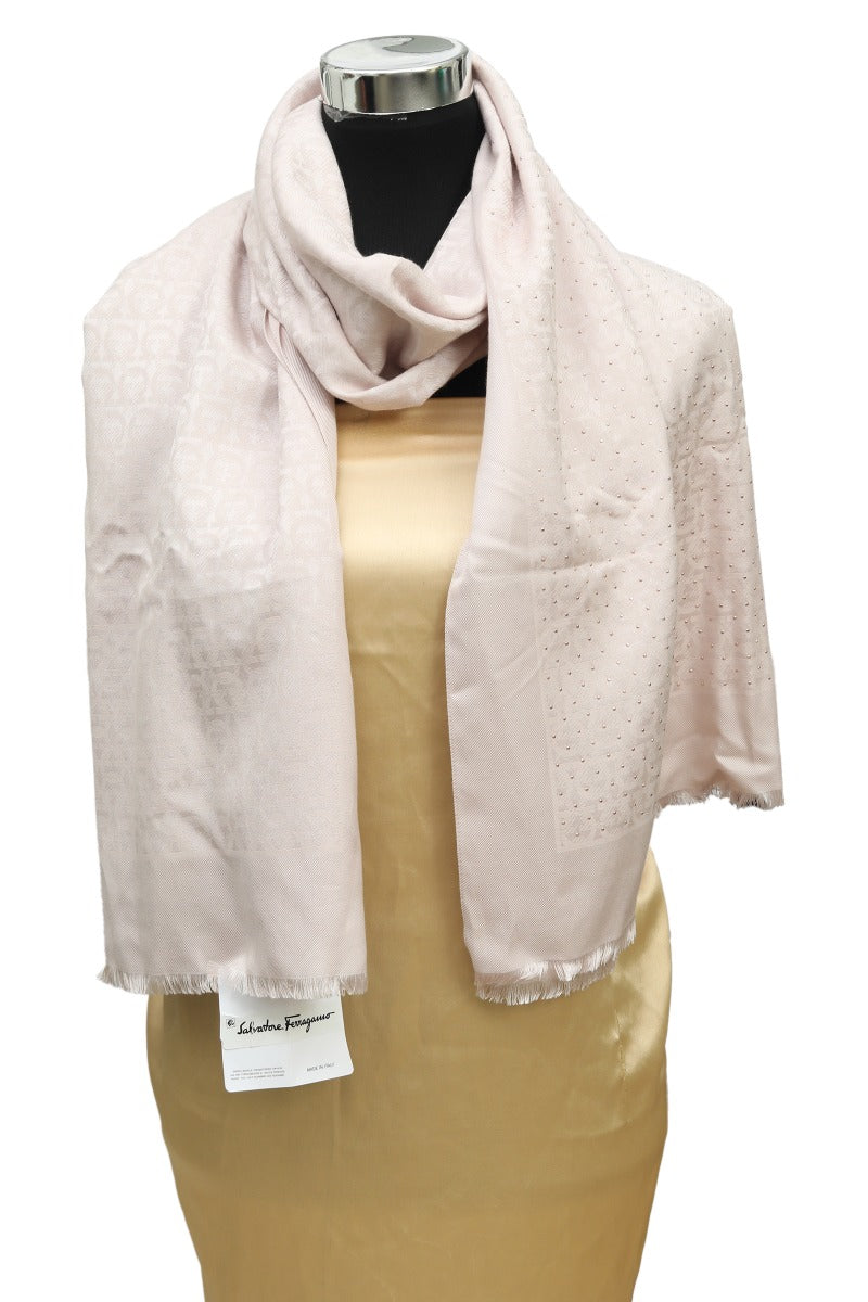 salvatore-ferragamo-gancini-pink-stole