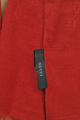 Gucci Gg Monogram Red Stole