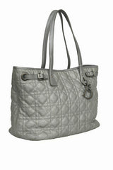 Christian Dior Cannage Coated Canvas Panarea Tote Bag