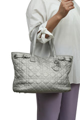 Christian Dior Cannage Coated Canvas Panarea Tote Bag