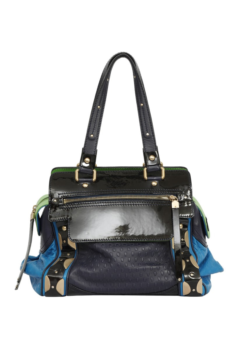 Versace Daria Studded Satchel Bag