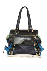 Versace Daria Studded Satchel Bag