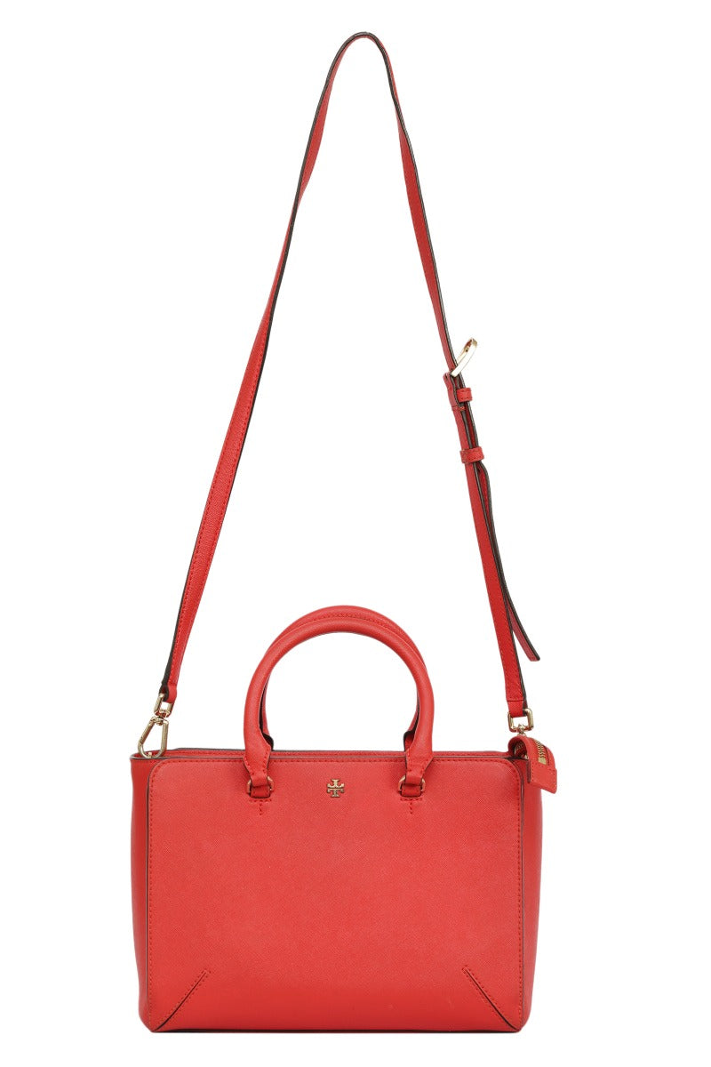 Tory Burch Poppy Orange Emerson Sling Bag