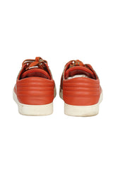gucci-eu-43-orange-leather-low-trainers