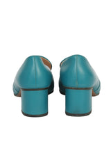 Gucci EU 37 Leather Horsebit Block Heels