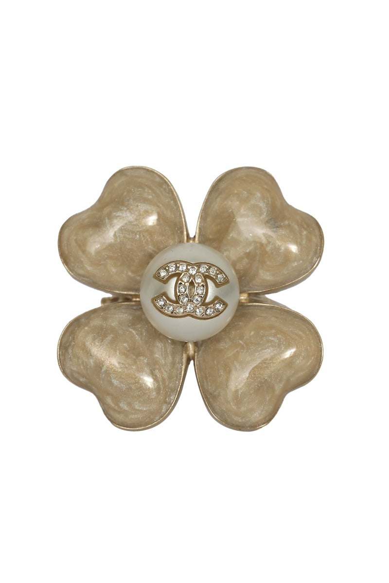 Chanel Flower Cc Motif Ring