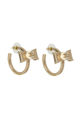 Chanel Bow Hoop Earrings