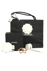 Chanel Pearl & Gem Cuff Bracelet