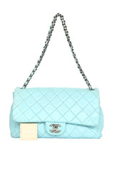 Chanel Classic Blue Single Flap Bag
