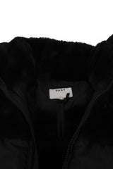 Dkny Kids 8 Years Black Faux Fur Puffer Jacket