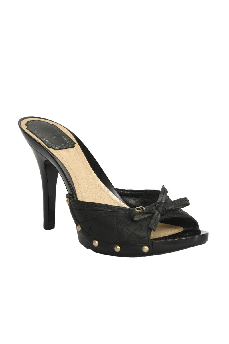 Christian Dior EU 39 Bow Accent Sandals
