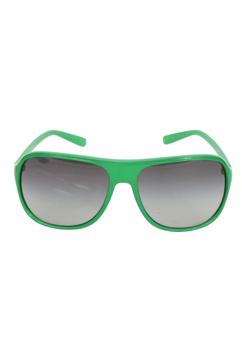 Prada Spr15M Green Aviator Sunglasses
