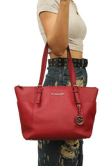Michael Kors Jet Set Red Tote Bag